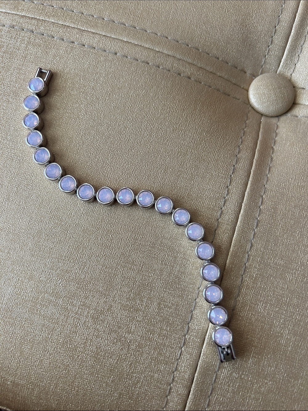 Touchstone Crystal by Swarovski ice bracelet Rose Water